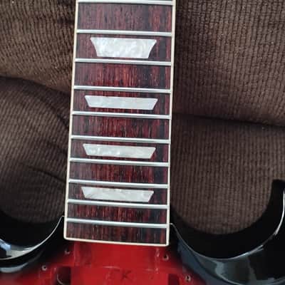 2024 Gibson USA SG 61' Reissue BODY (Husk) + NECK, Black/Red color image 12