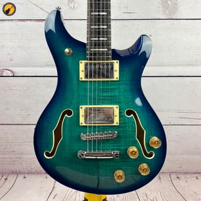 Sire Larry Carlton Q7 Hollow - Transparent Blueburst image 4