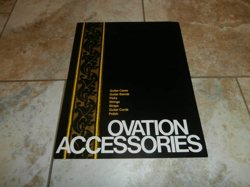 Vintage 1970's Ovation Guitar Accessories Catalog! Rare, Original Paperwork, Case Candy! image 1