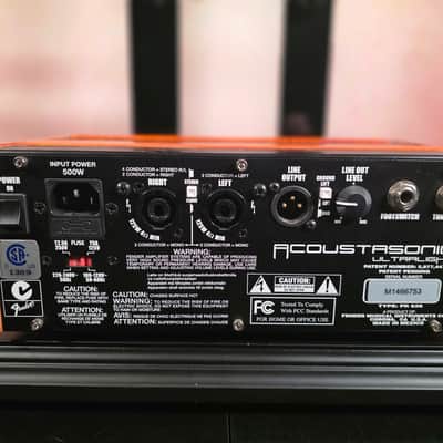 Fender Acoustasonic Ultralight 2-Channel 2 x 125-Watt Acoustic Guitar Amp Head 2006 - 2010 - Natural Maple image 2