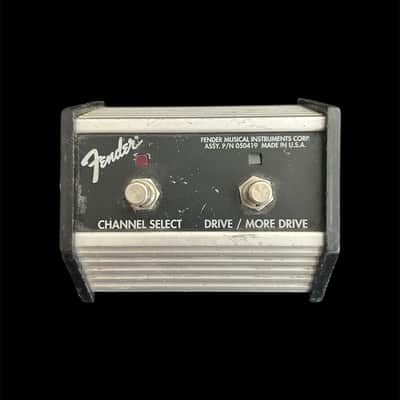 Fender 005-0419-000 2-Button Channel / Drive Footswitch with 1/4" Jack 1996 - 2004 - Black / Silver image 1