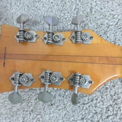 Vintage 1966 Vox Bobcat Guitar Sunburst Very Clean 3 Pick Ups Tremolo Wow image 7
