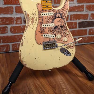 Fender Custom Shop SR25-69 Stratocaster Heavy Relic Aged Vintage White 2026 w/OHSC image 10
