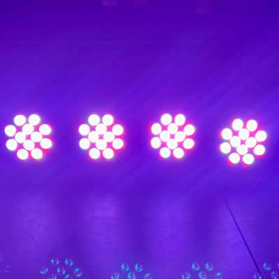 (8)Chauvet SlimPAR Pro Pix Hex-Color DMX RGBAW+UV Par Wash Light Fixtures image 9