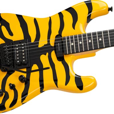 Jackson Pro Origins 1985 Limited Edition San Dimas SD1 HH FR, Ebony Fingerboard, Yellow Bengal 2910059500 image 9