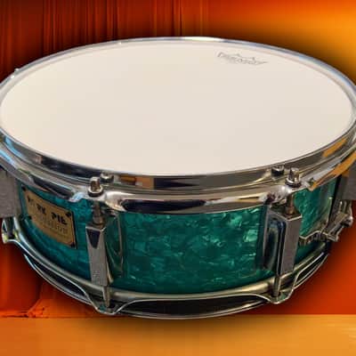 ๐๐ฅPork Pie 4.5"x13" 8-lug Snare, Emerald Pearl (1998) image 3