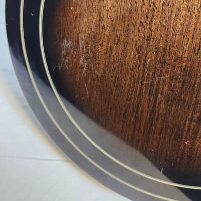 Vintage Iida 240P Plectrum Banjo, Masterclone, Archtop Tone Ring, Japan, 1970s, Mahogany Resonator, Pickup Mod, w/HSC image 21