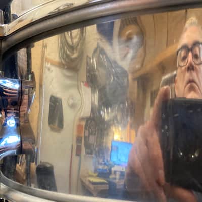 John Grey - 5x14" Autocrat Metal Snare Drum, Modified 1970's - Chrome over Steel image 8