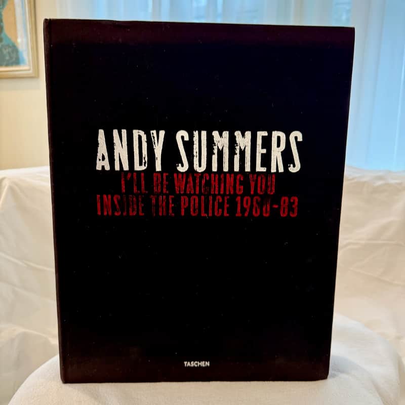 Andy Summers. I’ll Be Watching You. Inside The Police 1980-83 Hardcover Signed Book image 1