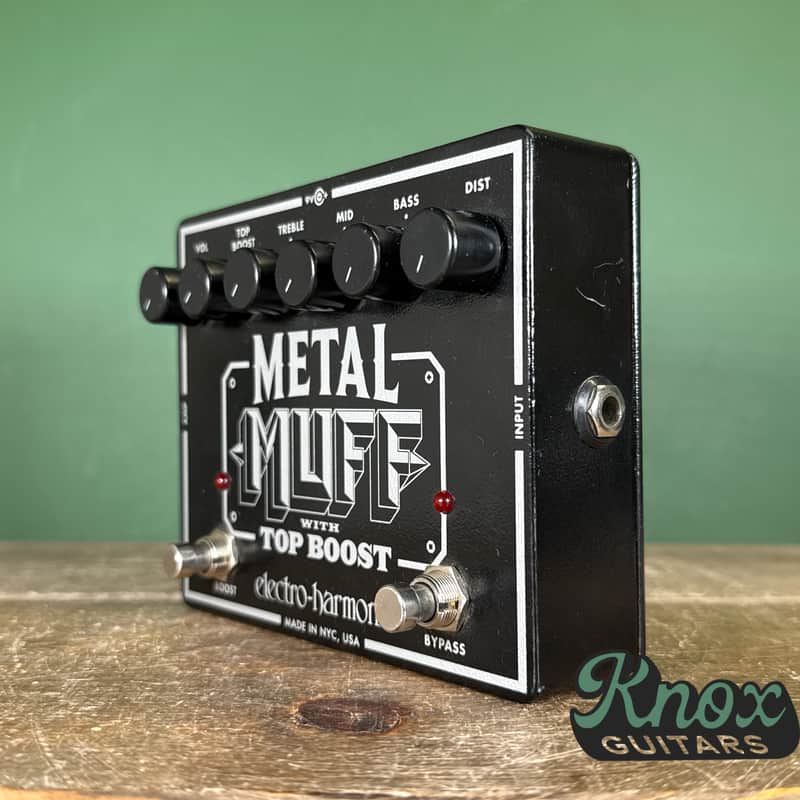 Electro-Harmonix Metal Muff Distortion with Top Boost 2006 - Present - Black image 1
