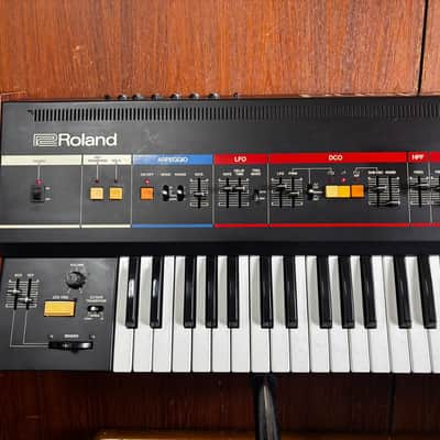 Roland Juno-6 polyphonic analog synthesizer w/ case ju6 Juno 60 106 image 2