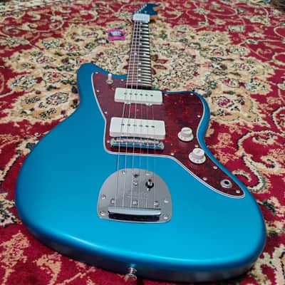 *NEW IN BOX* 2023 Fender Japan FSR Hybrid II Jazzmaster Satin Ocean Turquoise Metallic with Matching Headstock, MIJ JD23 image 13
