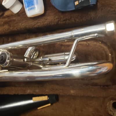 Cheap Bach Stradivarius 180S37 Silver Trumpet--Chem Cleaned, Serviced, Extras! image 4