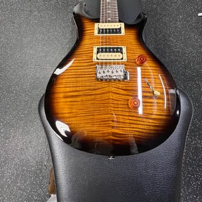 2021Paul Reed Smith PRS SE Custom 24 - black gold Sunburst w/ Gigbag image 1