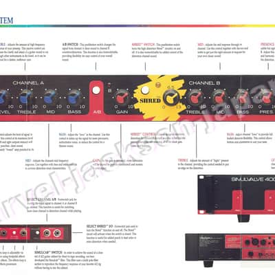 1991 Jackson JX-3 Tube Stereo Guitar Preamp, 2x12AX7, Shred Mode image 10