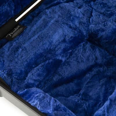 Fender Deluxe Molded Case Strat/Tele Silver/Blue - Case for electric guitars image 6