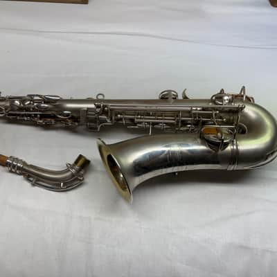 C.G. Conn Chu-Berry Alto Saxophone 1928 - Silver image 4