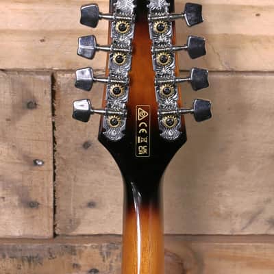 Ibanez M510E Electronic A-Style Mandolin Brown Sunburst High Gloss image 7