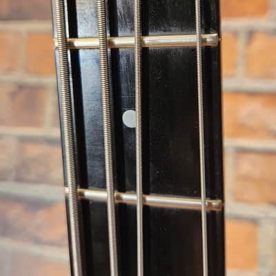 Vintage 1980s Kramer DMZ 5000 Bass Guitar Blue image 4