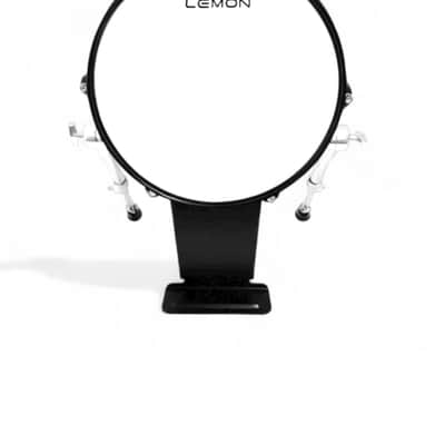 Lemon 12” Black Sparkle Bass Kick Drum for Roland and Alesis Kit image 2