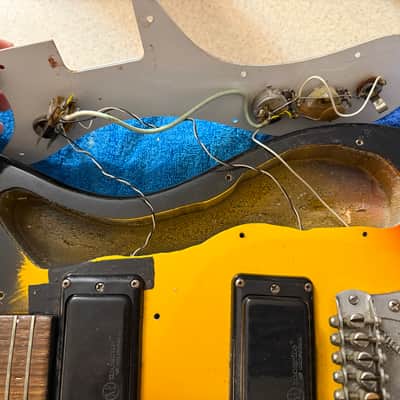 Vintage 1967 Mosrite Mark V Electric Guitar - The Ventures - All Original image 16