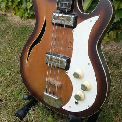 Orfeus Thinline Bass 1970 Sunburst image 3