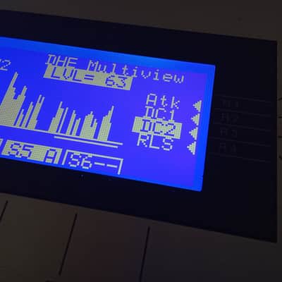 New blue display for Kawai K5000R / K5000S / K5000W