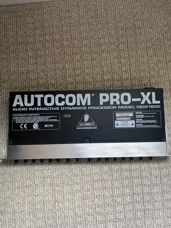 Behringer Autocom Pro MDX1400 Compressor / Limiter 2000s - Black / Silver image 1