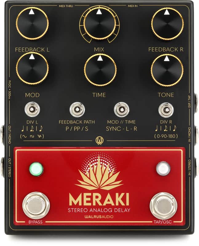 Walrus Audio Meraki Analog Stereo Delay Pedal image 1