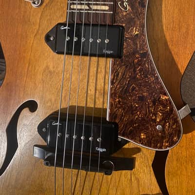 Godin 5th Ave Jumbo P90 2010s - Harvest Gold image 3