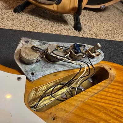 Vintage 1974 Fender Jazz Bass Loaded Body Natural Finish All Original! Trades Welcome! image 8