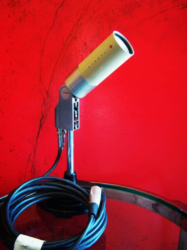 Vintage RARE 1960's Turner 466 dynamic microphone High Z Satin Chrome w XLR cable 33D 22D 77A # 4 image 1