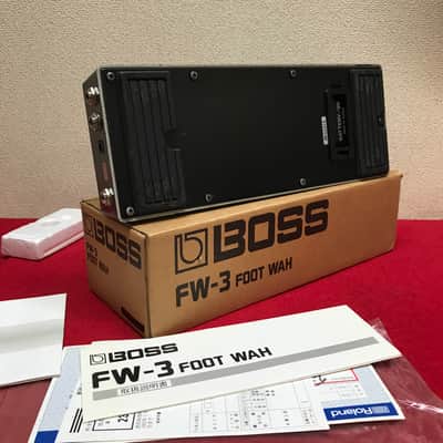 Boss FW-3 Foot Wah in the original box with manual, warranty card etc.  Sounds great! image 13