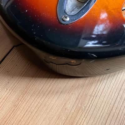 Fender Stratocaster Electric Guitar Body Mexico Strat Sunburst 1998 image 10