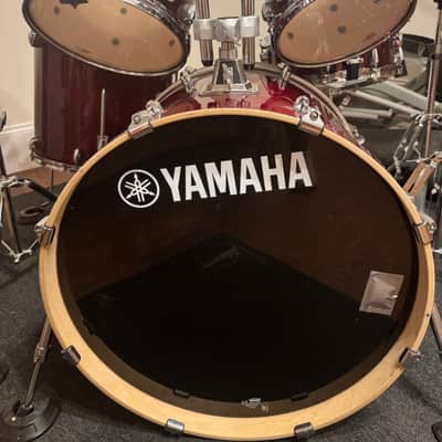Yamaha 5 piece stage set 2024 - Cranberry red birch image 11