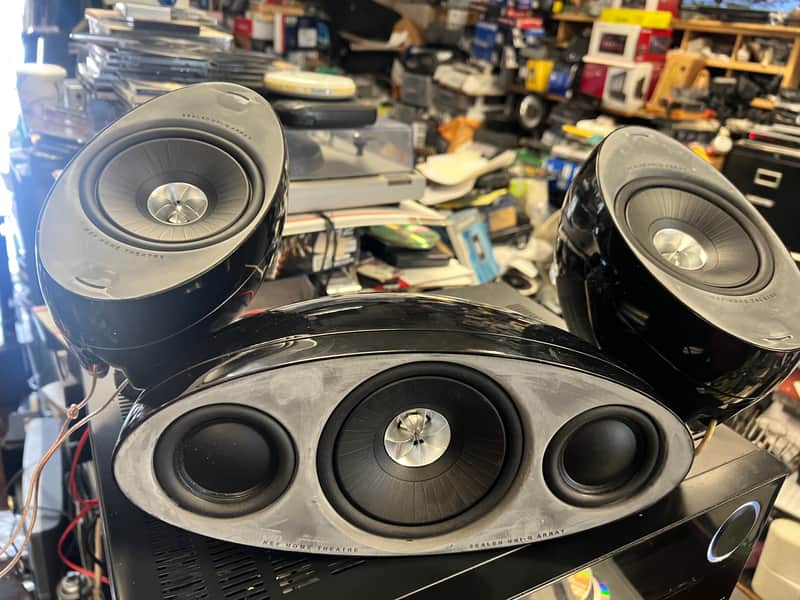 Tested KEF HTS-3001 SP3588 satellite speakers/ center channel