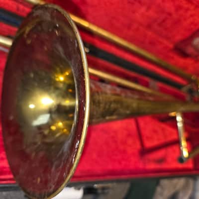 KING 605 Tenor Trombone, USA, w/ case&MP, Very Good Condition image 2