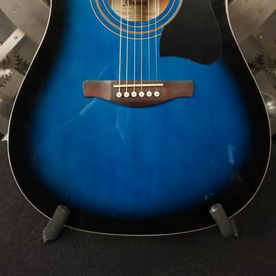 Ibanez V70CE-TBS - Blue Burst Acoustic Guitar w/ Gig Bag image 5