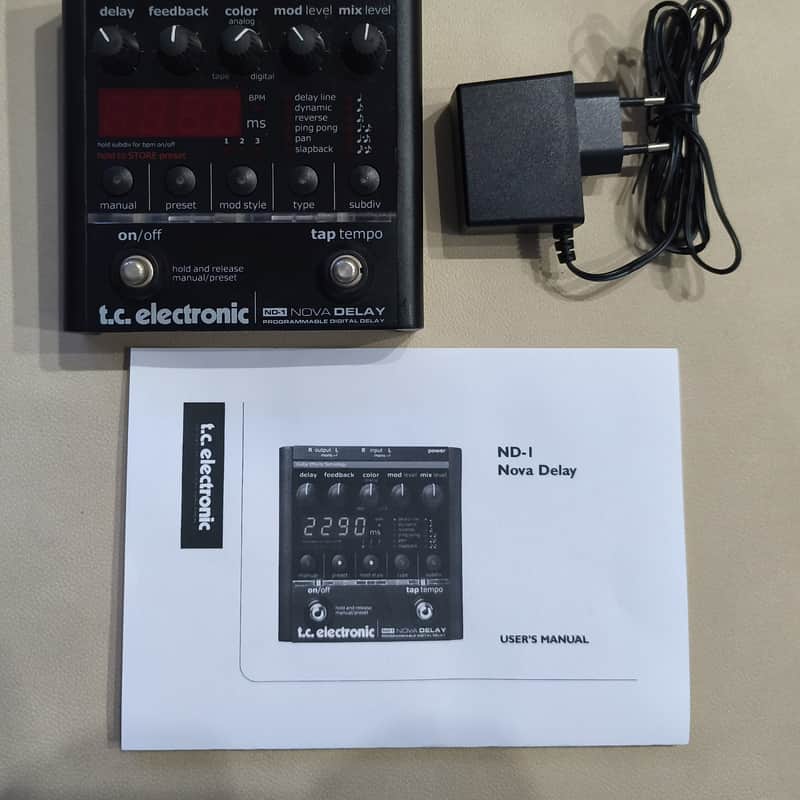 2004 – Present TC Electronic ND-1 Nova Delay Black
