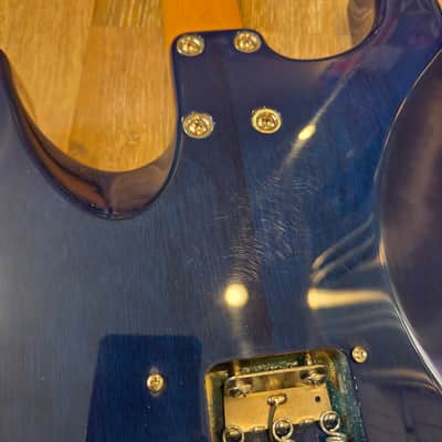 EART Corsair w/ DiMarzio Kotzen - Transparent Blue Burst image 15