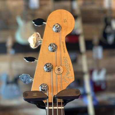 1997 Fender Made in Mexico 4 String Deluxe Jazz Bass w/ Hardshell Case image 3