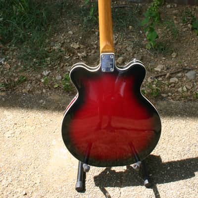 Univox Coily U1825 1960's Red Burst image 4