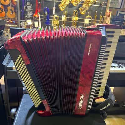 Hohner Bravo III 120 Accordion 2010s - Red image 1