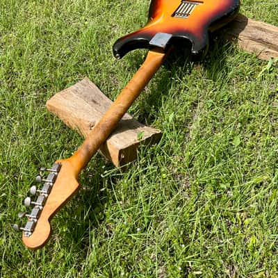 Vintage 1961 Slab Board Fender Stratocaster image 16