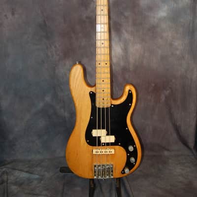 Schecter Jazz Bass 1970's Natural Ash Emg Dimarzio BadAss Bridge Hardshell Case image 1
