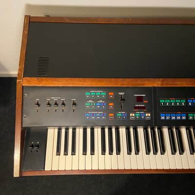 Rhodes Chroma 64-Key 16-Voice Polyphonic Analog Synthesizer 1982 - 1984 - Black w/ Wood Sides image 6