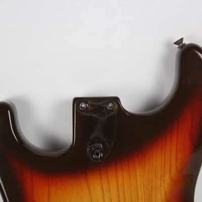 1979 Vintage Fender Stratocaster Sunburst 3-Bolt BODY 4.2 lbs Super CLEAN 1970s USA Strat image 5