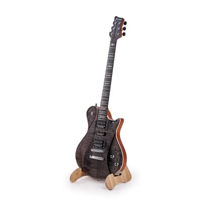 RockStand Wood A-Frame Stand - for Electric Guitar & Bass - Natural Oak image 5