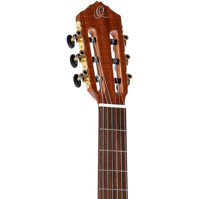 Ortega RCE138-T4 Thinline Acoustic-Electric Nylon Guitar Regular High Gloss Natural image 5