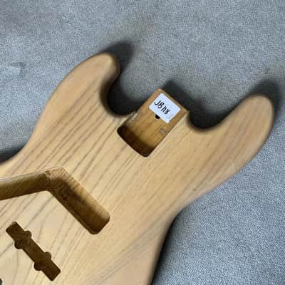 Lefty Ash Wood 4 String Jazz Bass Style Body DIY Project image 6
